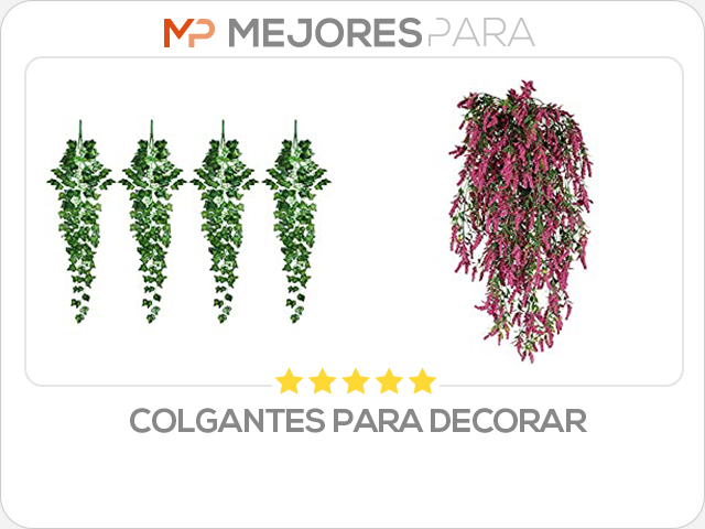 colgantes para decorar