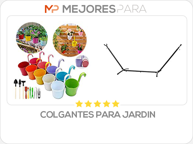 colgantes para jardin