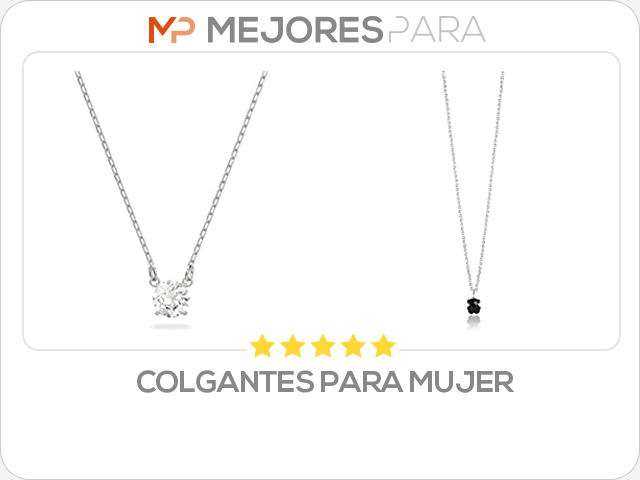 colgantes para mujer