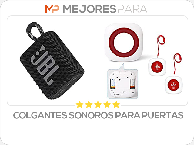 colgantes sonoros para puertas