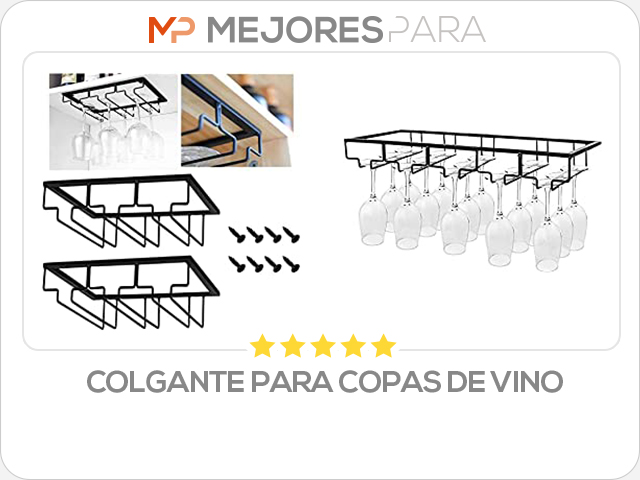 colgante para copas de vino