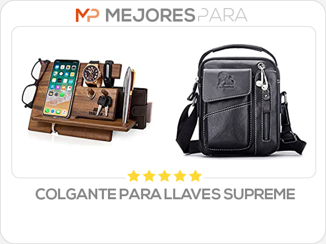 colgante para llaves supreme