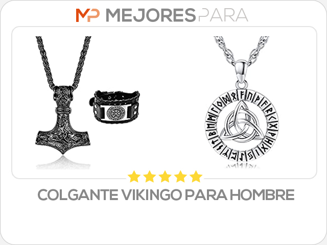 colgante vikingo para hombre