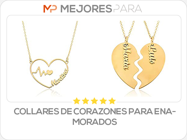 collares de corazones para enamorados