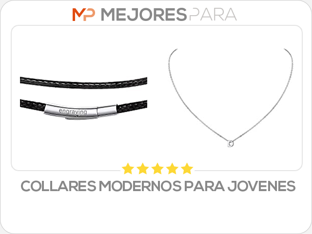 collares modernos para jovenes