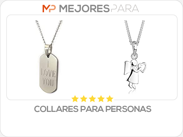 collares para personas