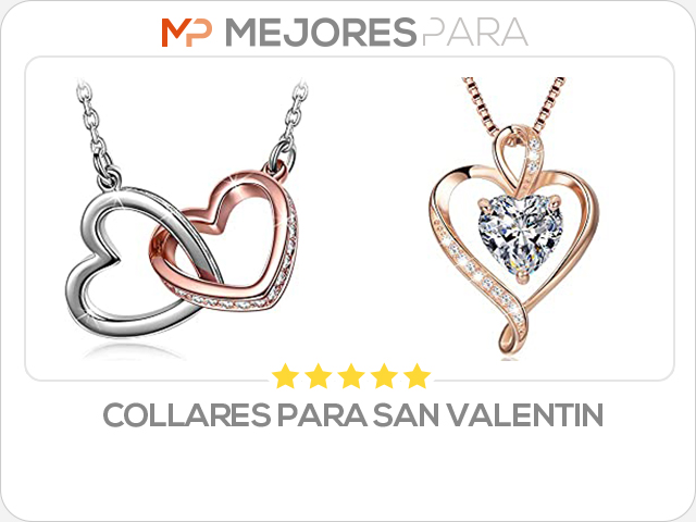 collares para san valentin