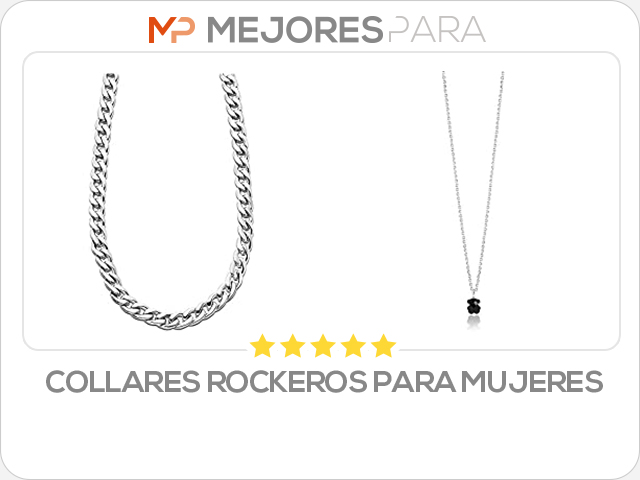 collares rockeros para mujeres