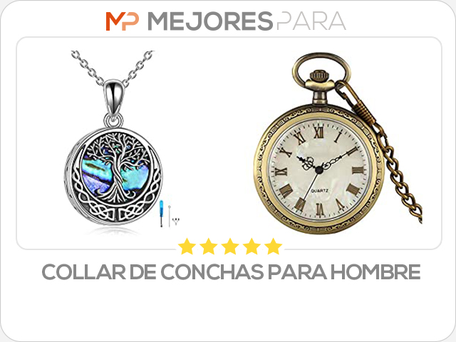 collar de conchas para hombre