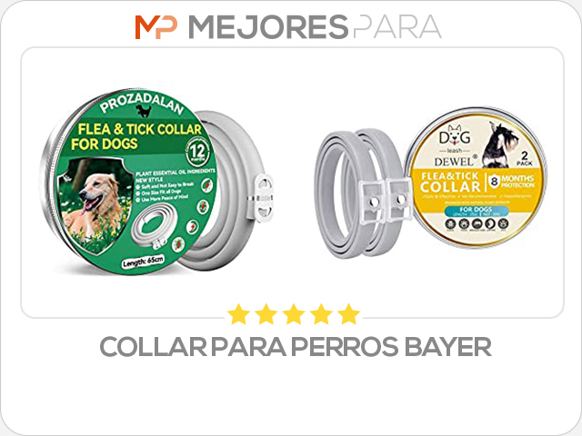 collar para perros bayer