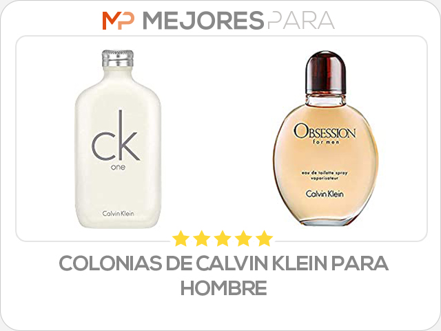 colonias de calvin klein para hombre