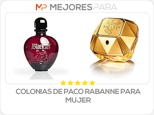 colonias de paco rabanne para mujer