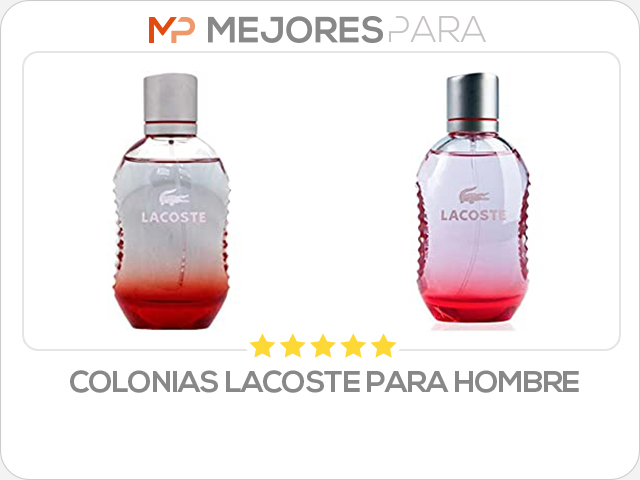 colonias lacoste para hombre