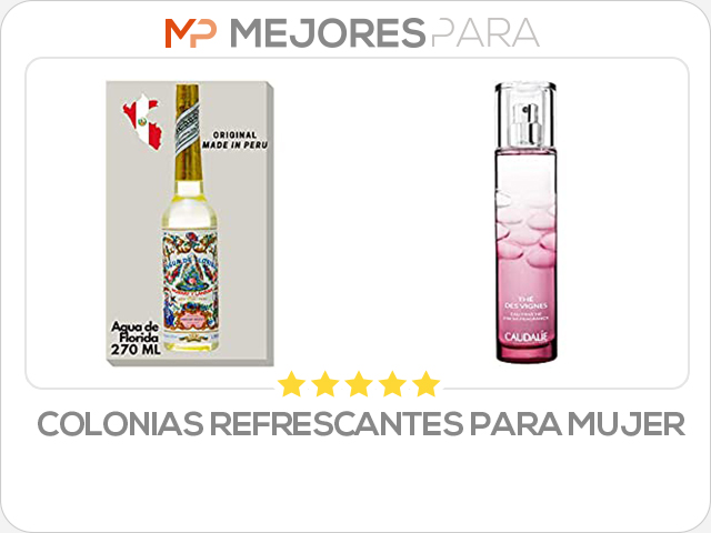 colonias refrescantes para mujer