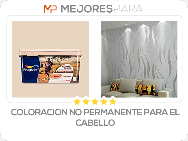 coloracion no permanente para el cabello