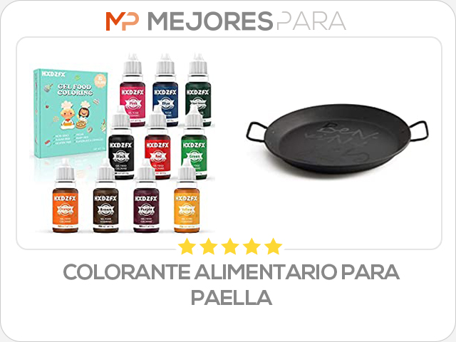 colorante alimentario para paella