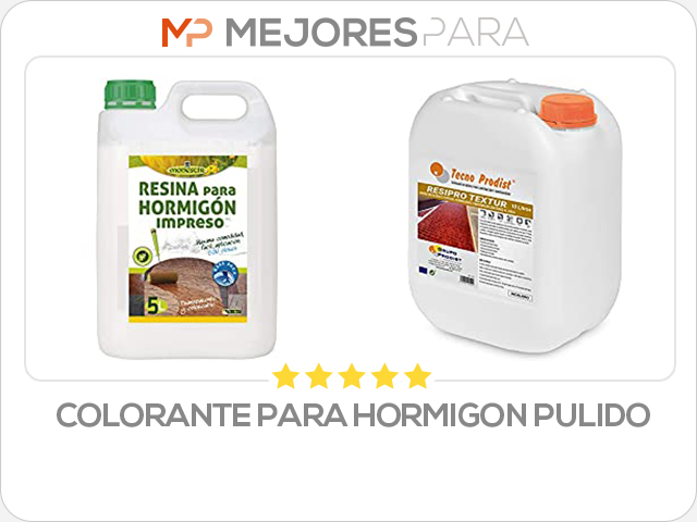 colorante para hormigon pulido