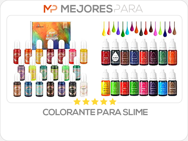 colorante para slime