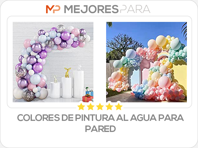 colores de pintura al agua para pared