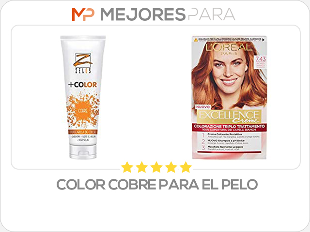 color cobre para el pelo