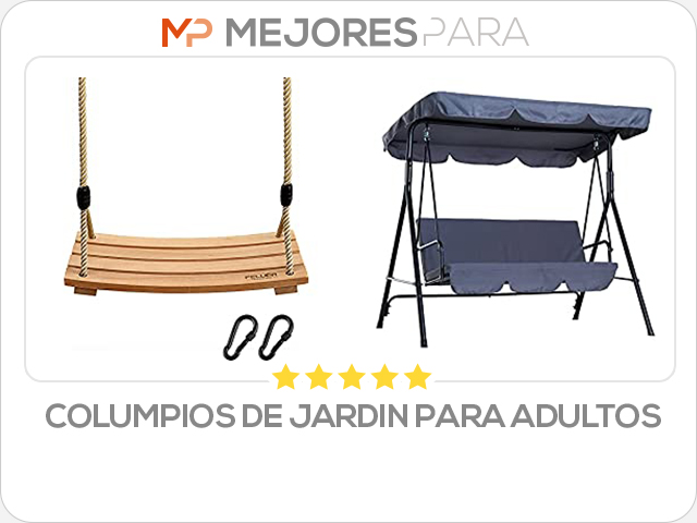 columpios de jardin para adultos