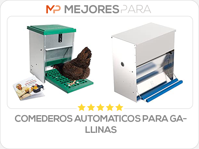 comederos automaticos para gallinas