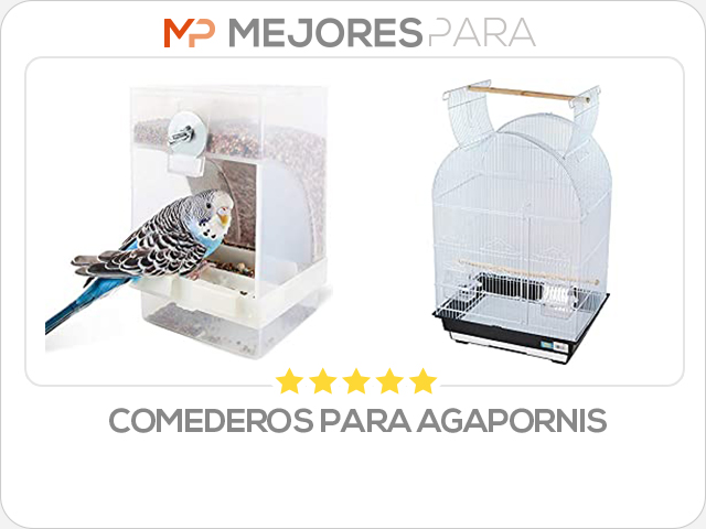 comederos para agapornis