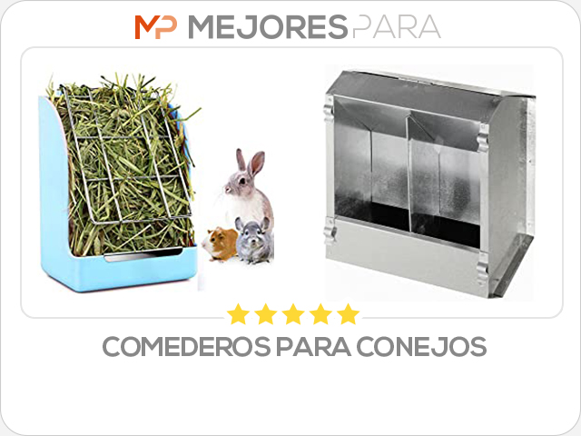 comederos para conejos