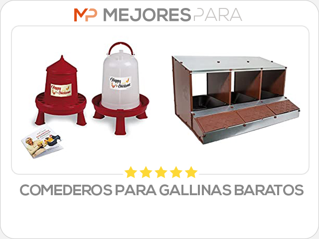 comederos para gallinas baratos