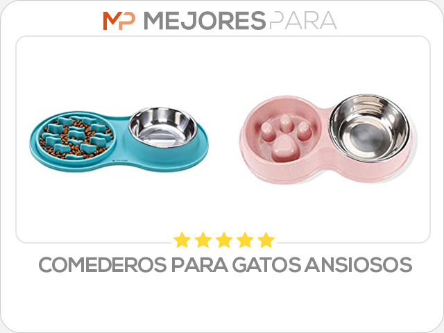 comederos para gatos ansiosos