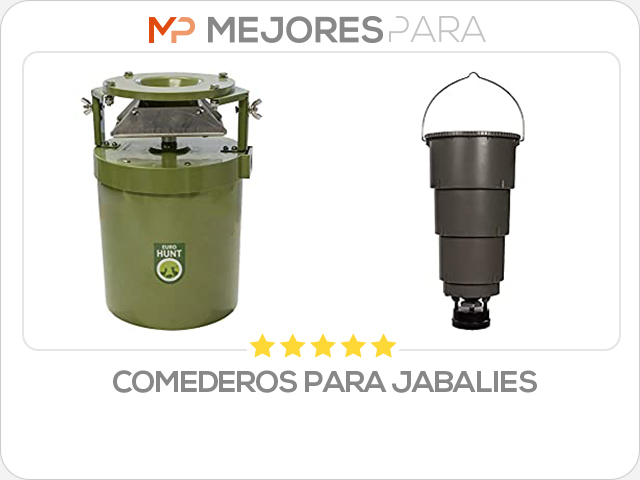 comederos para jabalies