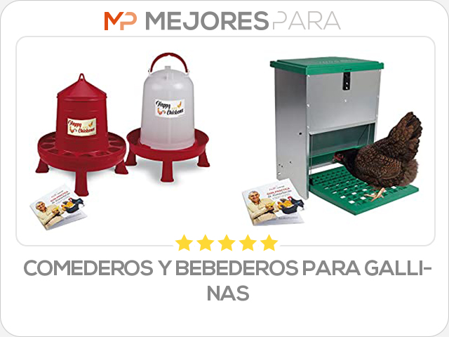 comederos y bebederos para gallinas