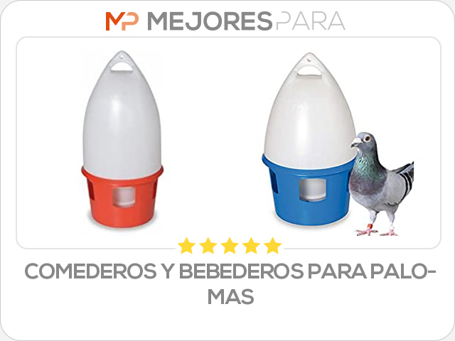 comederos y bebederos para palomas