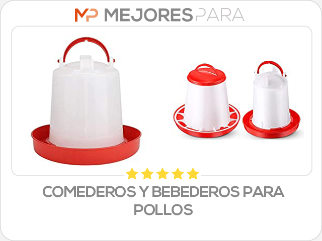 comederos y bebederos para pollos