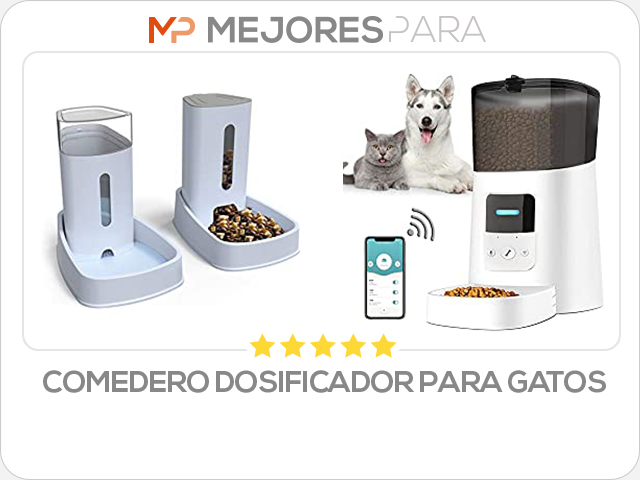 comedero dosificador para gatos