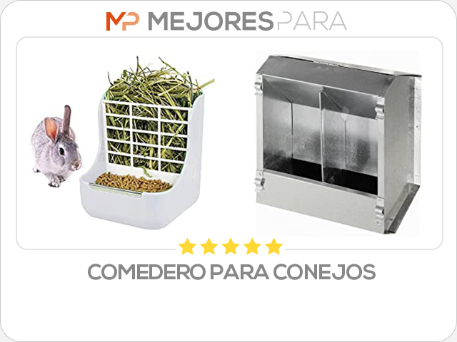 comedero para conejos