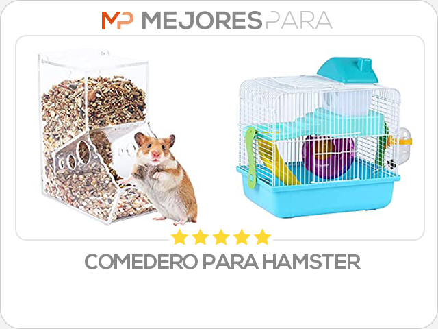 comedero para hamster