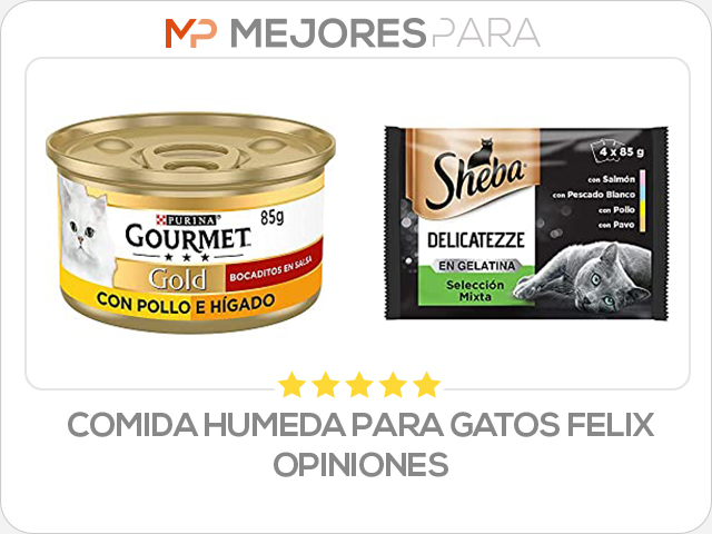 comida humeda para gatos felix opiniones