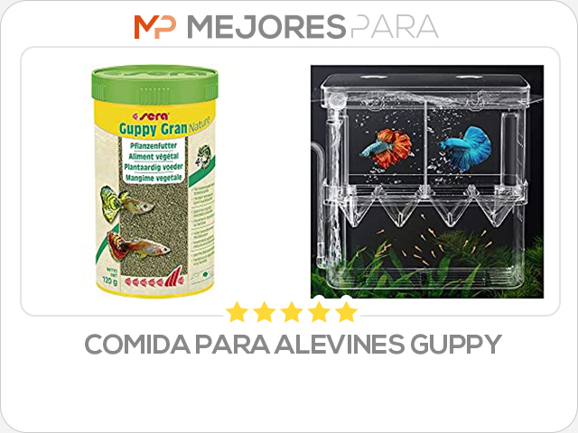 comida para alevines guppy