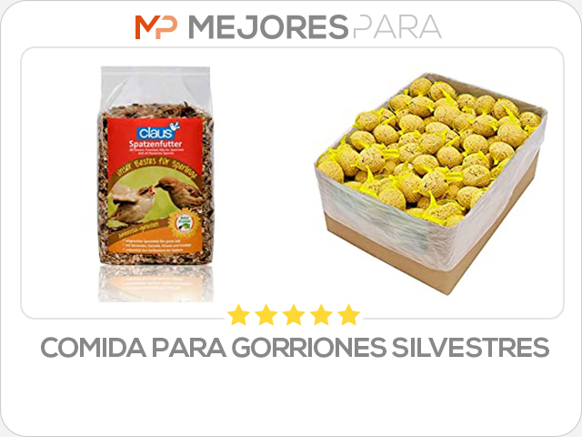 comida para gorriones silvestres