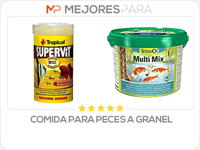 comida para peces a granel