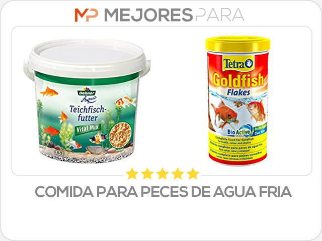 comida para peces de agua fria