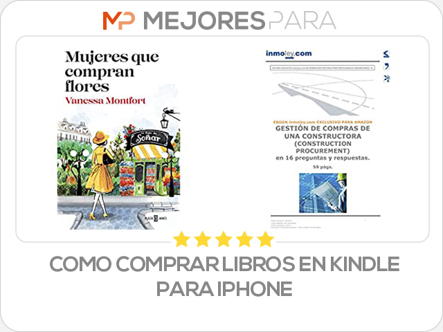 como comprar libros en kindle para iphone