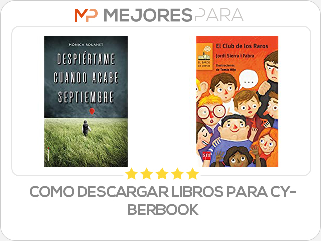 como descargar libros para cyberbook