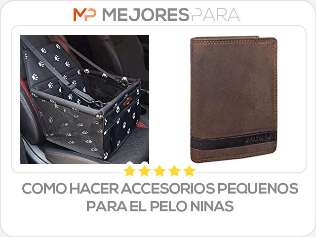 como hacer accesorios pequenos para el pelo ninas