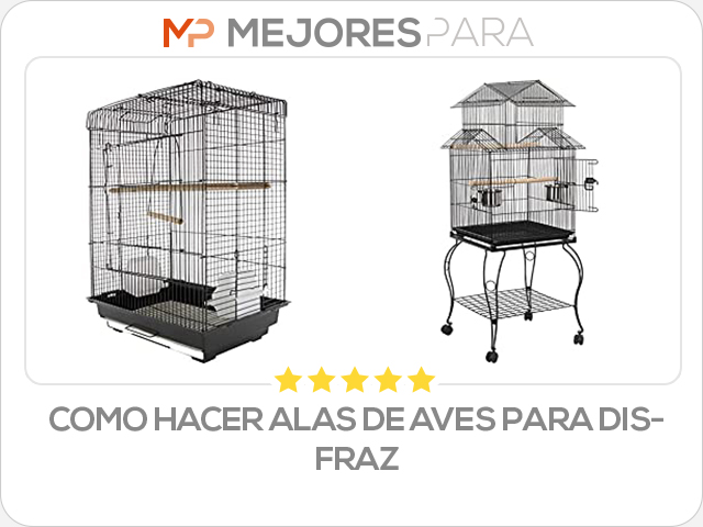 como hacer alas de aves para disfraz