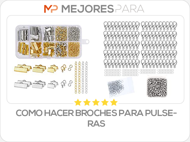 como hacer broches para pulseras