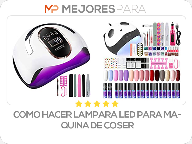 como hacer lampara led para maquina de coser