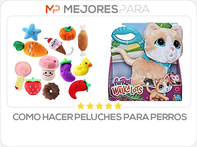 como hacer peluches para perros