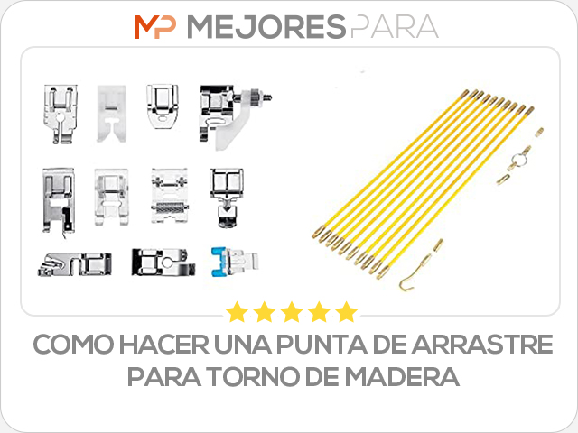 como hacer una punta de arrastre para torno de madera